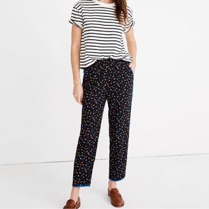Madewell Track Trousers in Prairie Posies Floral Size Medium